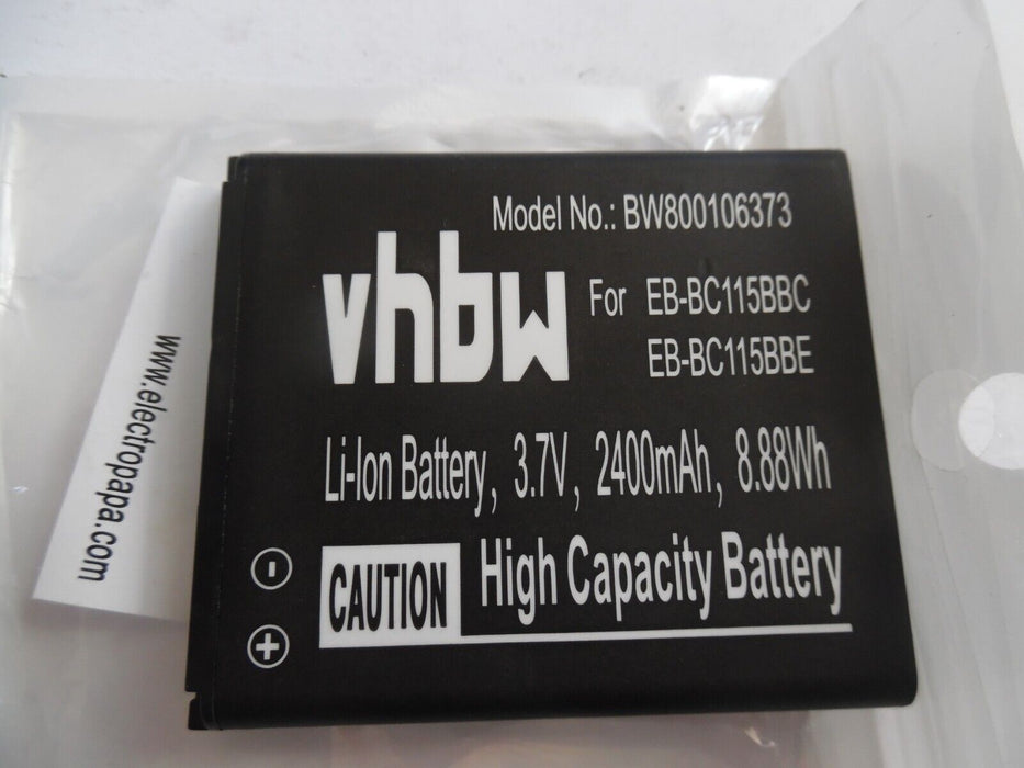 Battery for Samsung Galaxy S5 Zoom EB-BC115BBC EB-BC115BBE 3.8V RoHS
