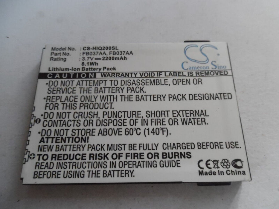 Cameron Sino CS-HIQ200SL Std Battery HP IPAQ 210 211 212 214 216 2200mah