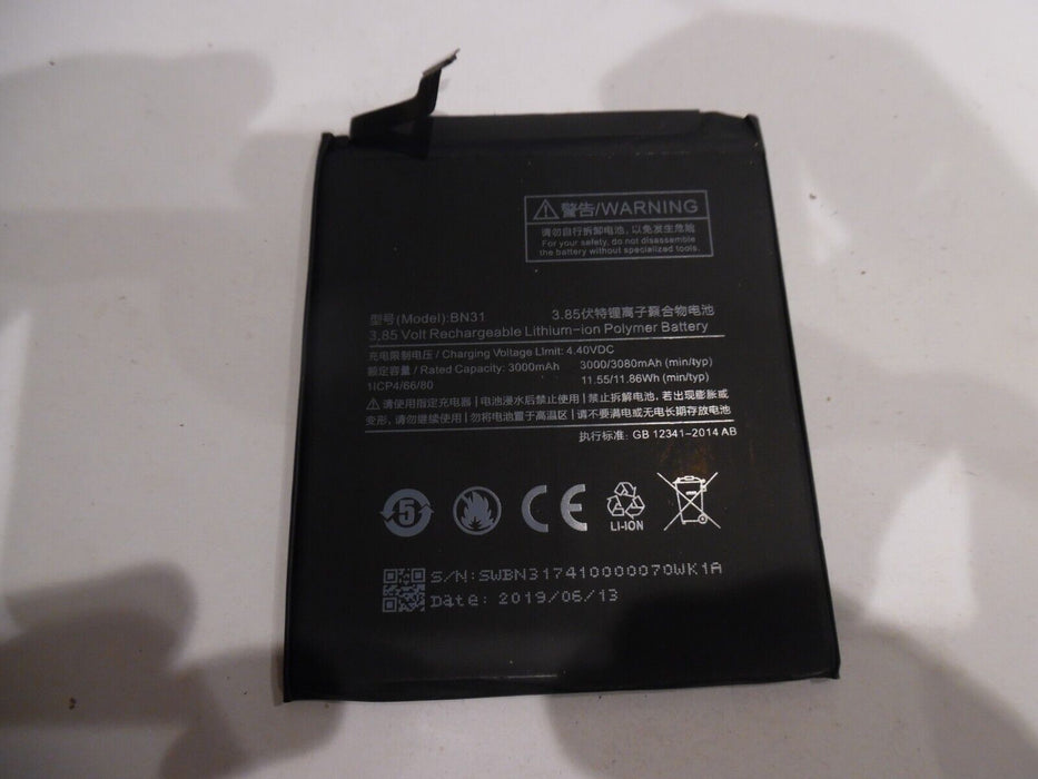 Replacement Battery For Xiaomi Mi A1 / Mi 5X Battery BN31 3000mAh 3.85V New