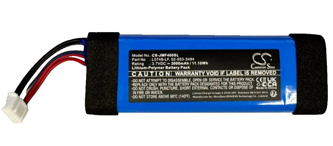 Cameron Sino 3000mAh Speaker Battery for JBL Flip Essential, Flip 3 Stealth