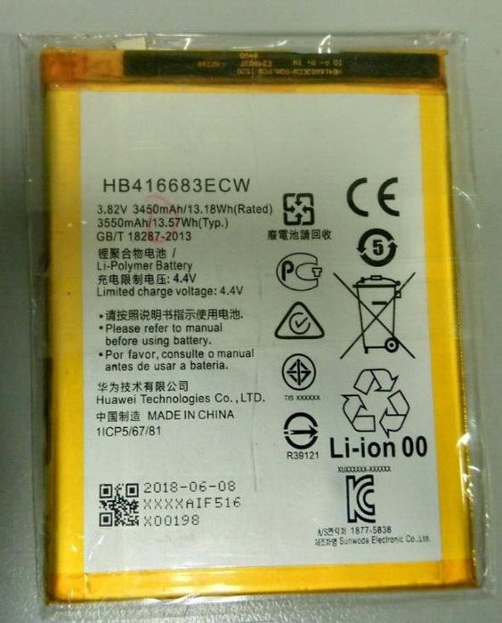 Internal battery For Google Huawei Nexus 6P HB416683ECW
