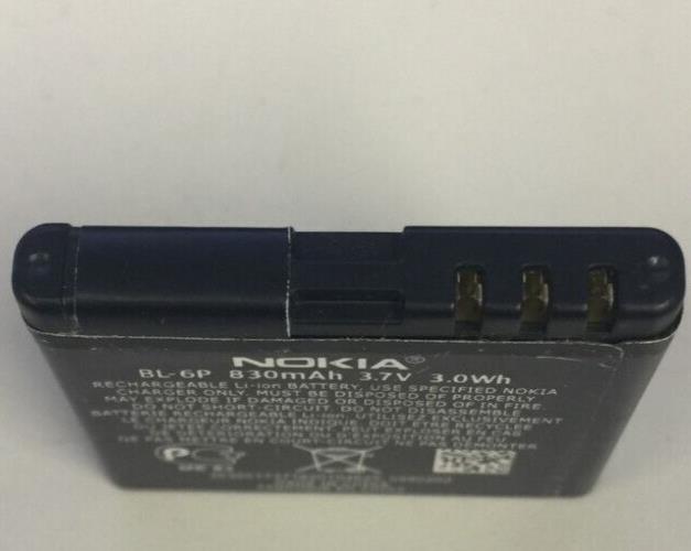 USED Genuine NOKIA BL-6P BATTERY NOKIA 6500 CLASSIC 7900 PRISM 830mAh