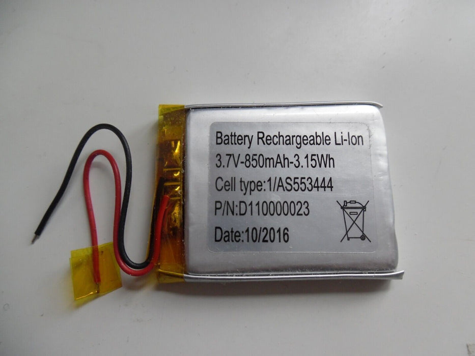 Cell Type 1/AS553444 battery 850mAh