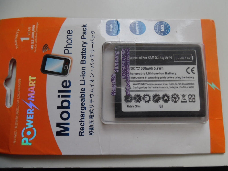 Battery for Samsung Galaxy Ace 4 Galaxy Ace 4 3G Galaxy Ace NXT EB-B130BE NEW
