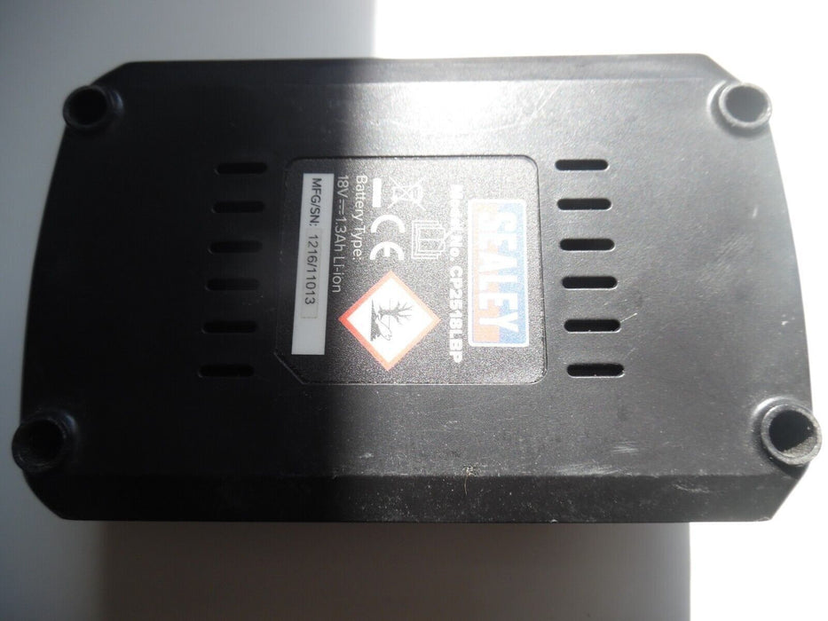 Sealey CP2518LBP Cordless Power Tool Battery 18V 1.3Ah Lithium-ion for CP2518L