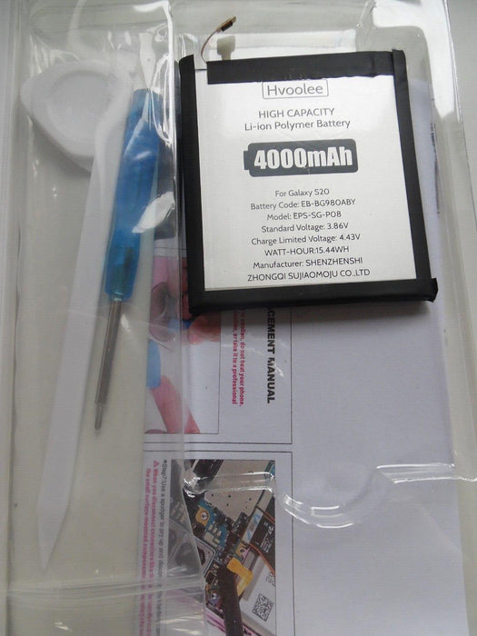 Hvoolee 4000mAh battery for Samsung Galaxy S20