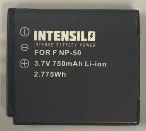 Battery INTENSILO for Fuji / Fujifilm NP-50  3.7V  750mAh  2.8Wh