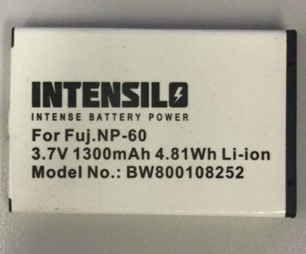 Battery Replacement for Fujifilm NP-60 Battery 1300mAh