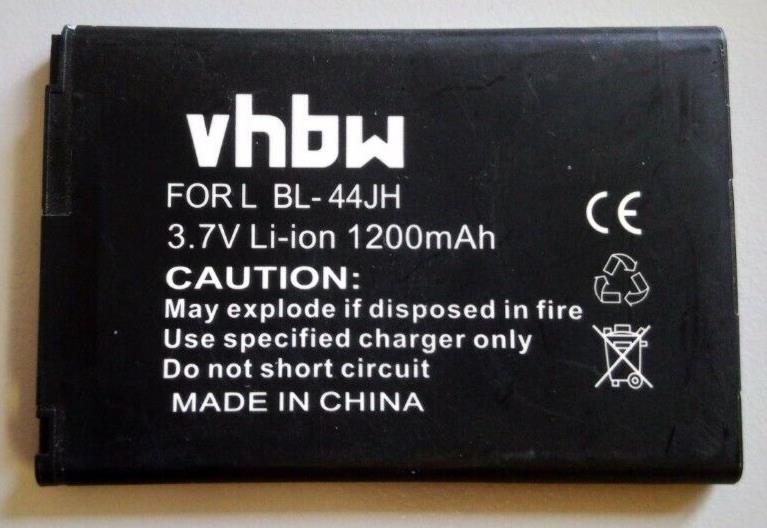 Battery for LG BL-44JH Motion 4G Ms 770 Optimus L7 P705 P700 P750 E440 E460 L5