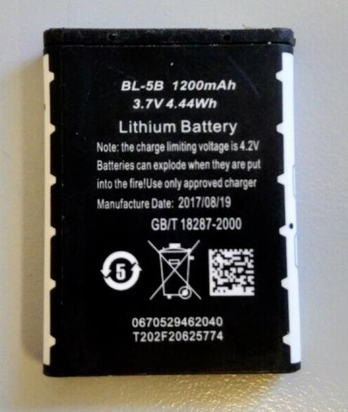 Orin Used BL-5B Battery N80 N83 6021 5300 5208 5140 6020 5320 7360 (1200mAh)