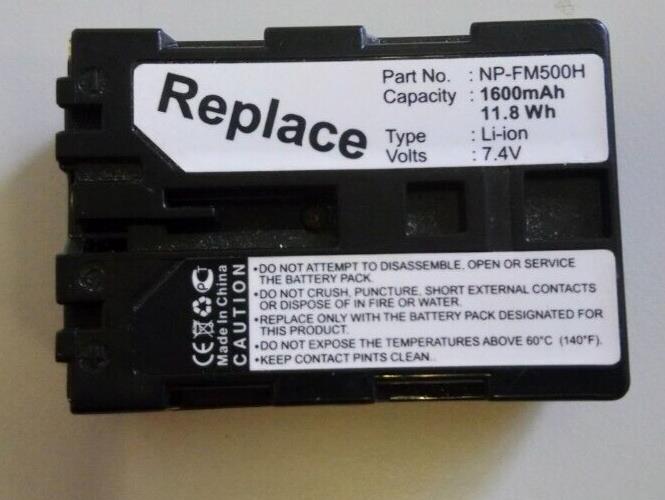 NP-FM500H Replacement Battery For Sony Alpha a99 II DSLR-A100 A100H DSLR-A100K