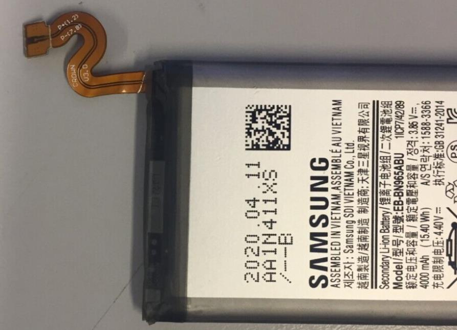 Samsung Battery  4000mAh 3.85v 15.40Wh For Galaxy Note9 EB-BN965ABU