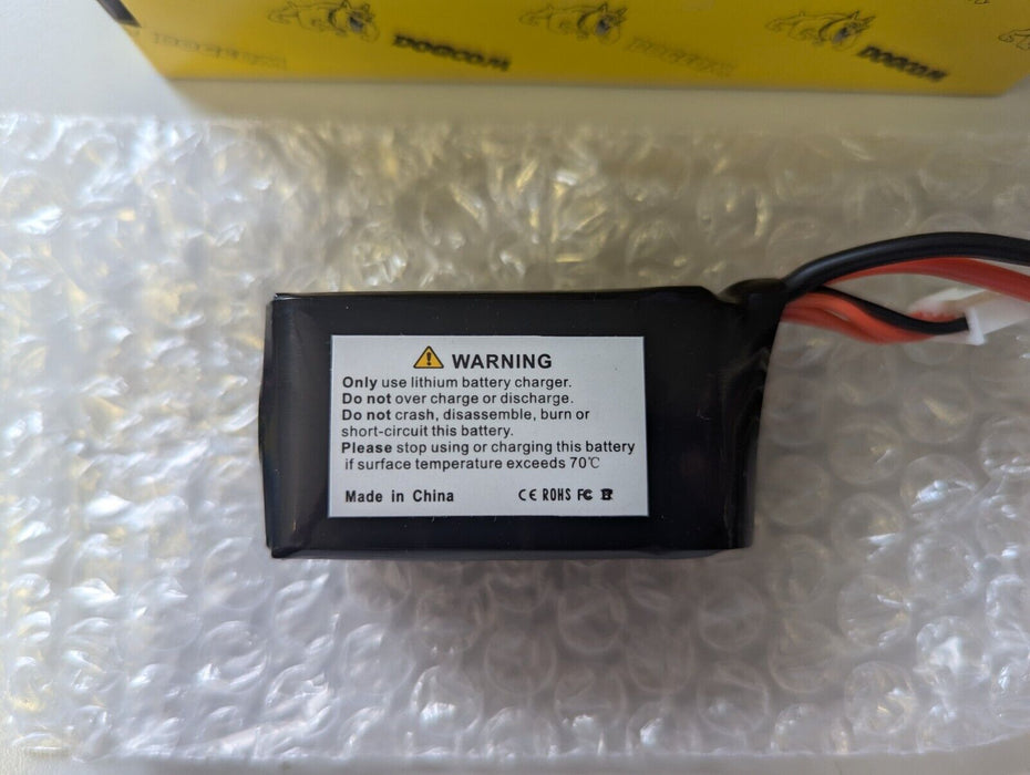 Dogcom 650 10c Mah FPV Lipo Battery 14.8v