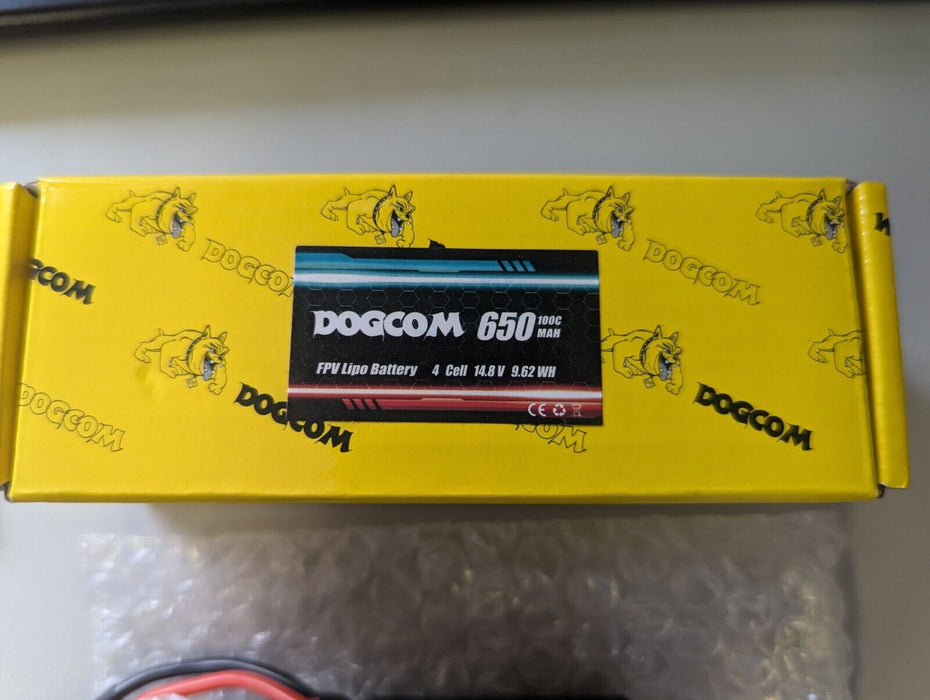 Dogcom 650 10c Mah FPV Lipo Battery 14.8v