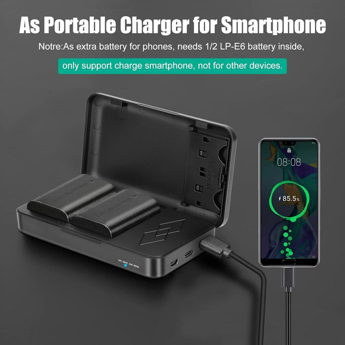 JYJZPB A6000 NP-FW50 Replacement Battery Charger Set for Sony A7 A7RII Camera