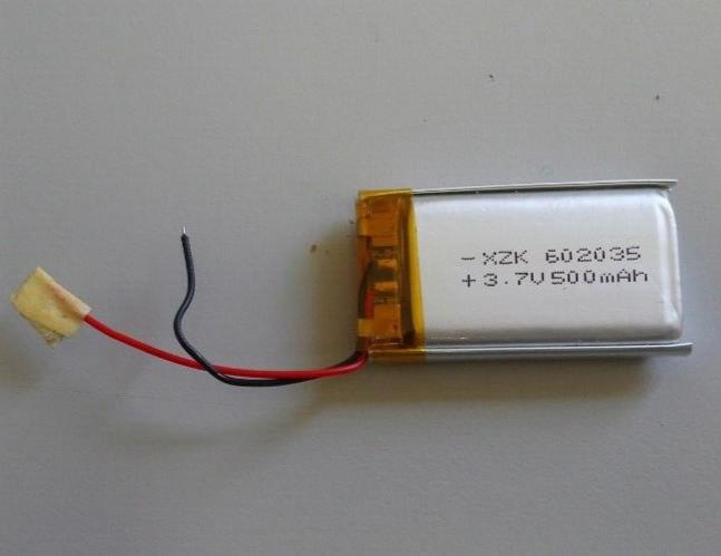 3.7v 602035  500mAh Lithium Polymer Battery Cell Li-Po
