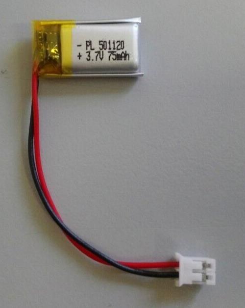 3.7v 501120 75mAh Lithium Polymer Battery Cell Li-Po
