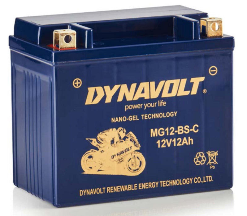 Battery Scooter MG12-BS-C Dynavolt Nano-Gel Technology
