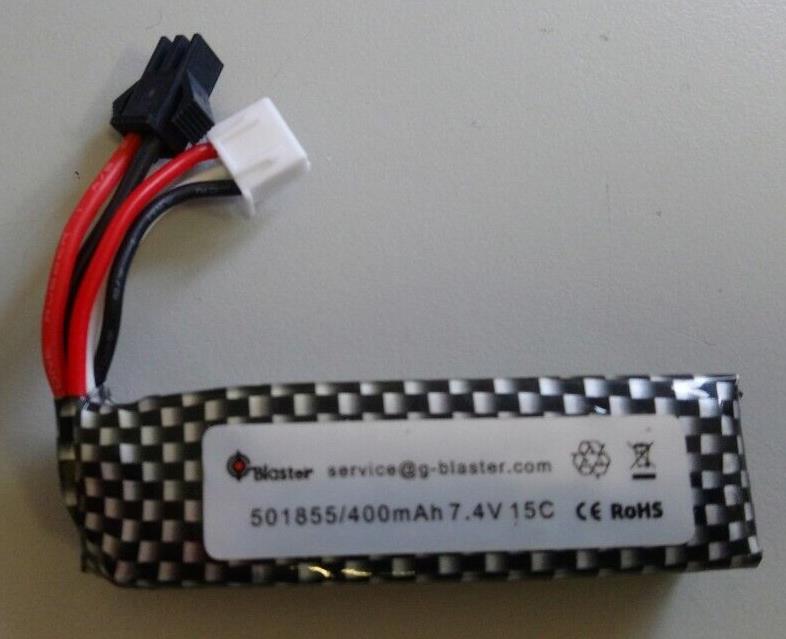 Blaster Battery 501855 7.4V 400mAh