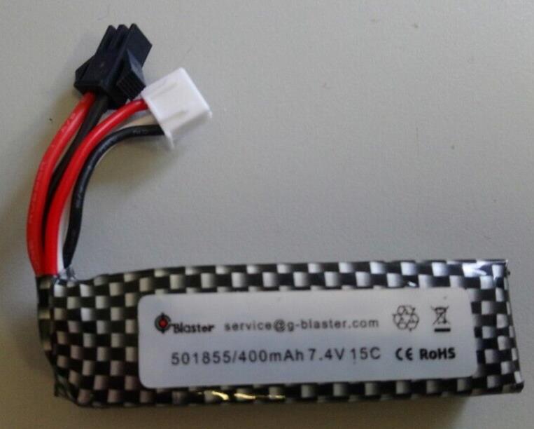 Blaster Battery 501855 7.4V 400mAh
