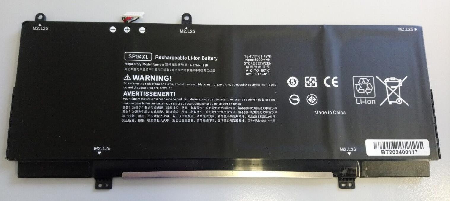 Used Battery SP04XL L28538-AC1 for HP Spectre X360 13-ap0000 13-ap0xxx 13t-ap000