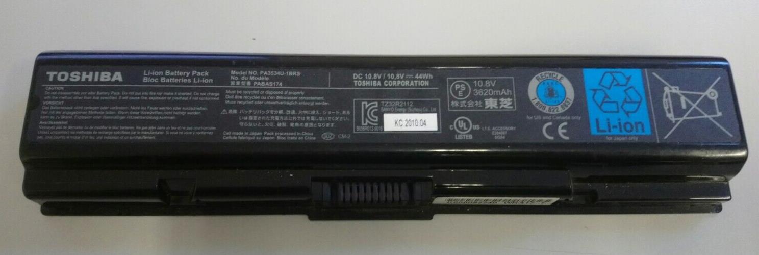 PA3534U-1BAS used Battery For Toshiba Satellite A210 A505 L305D (3620mAh)