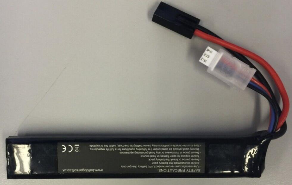Bulldog Li-Po 1200mAh 11.1V 20C 13.32Wh High Power Airsoft Battery Block