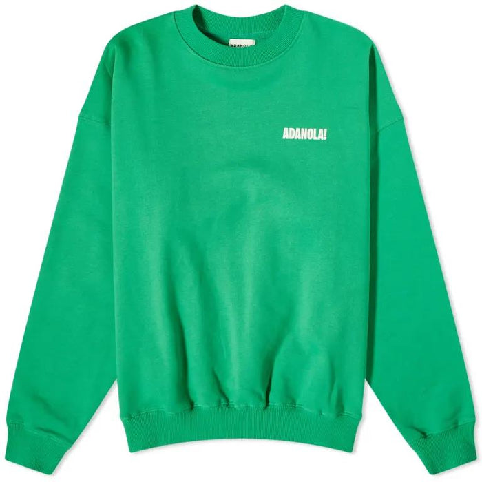 ADANOLA RESORT SPORTS OVERSIZED SWEATSHIRT KELLY GREEN XS