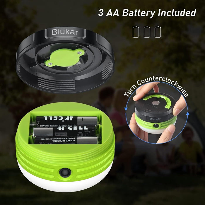 Camping Lantern, Blukar Camping Light LED Outdoor Lights, Tent Light Battery Po
