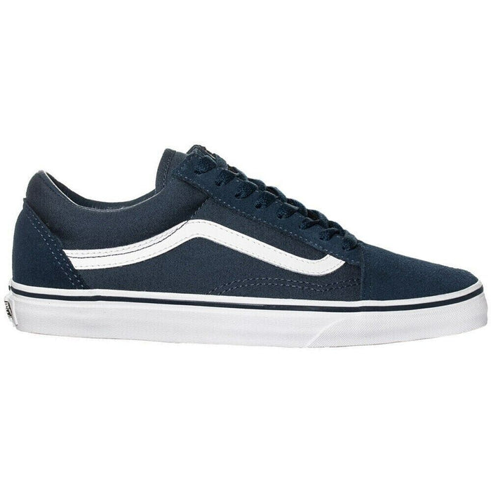 Vans 'Old Skool' Suede - Blue & White Trainers UK 8.5