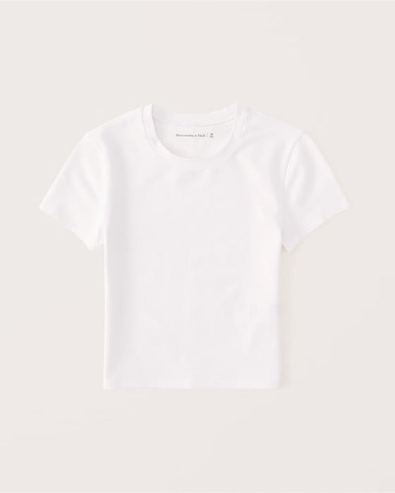 Abercrombie & Fitch Essential Baby Tee - White S