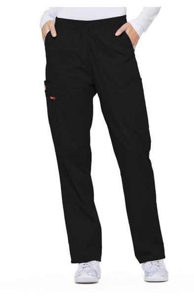 Dickies EDS Signature Ladies Natural Rise Tapered Leg Pull-on Trousers -black M