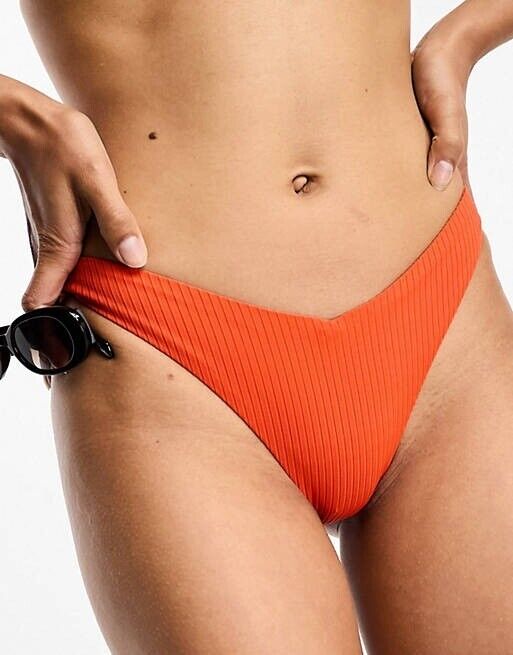 Pull & Bear Bikini Bottoms in Red M