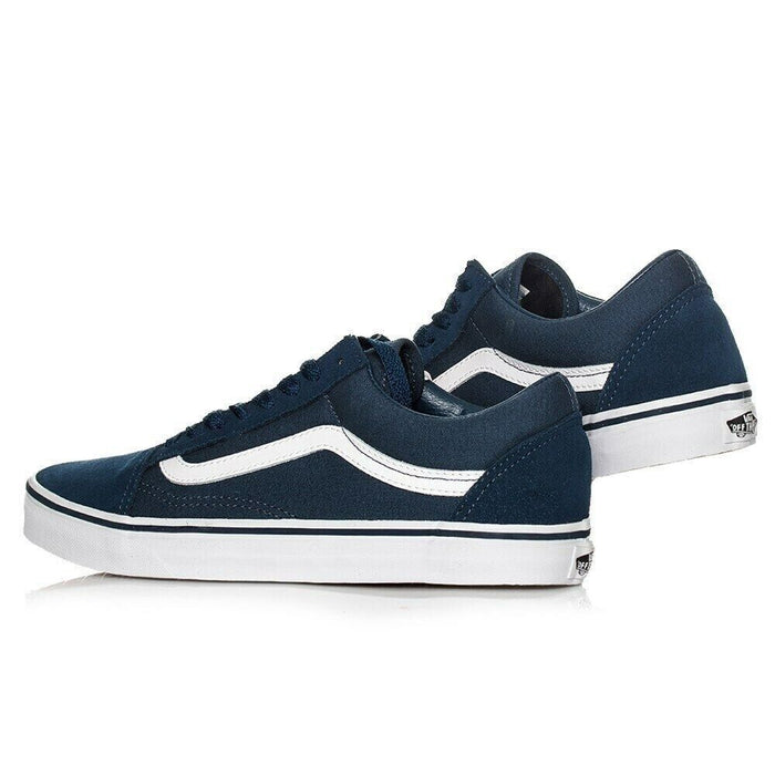 Vans 'Old Skool' Suede - Blue & White Trainers UK 7.5