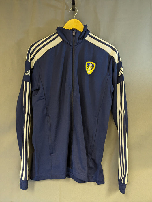 Adidas Jacket SQ21 with LUFC badge - Blue Medium