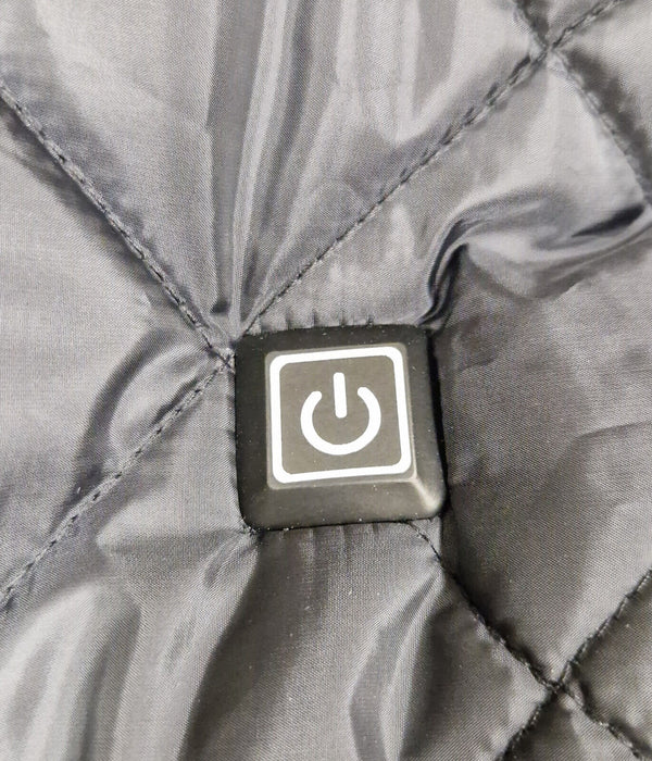 Padded Heated Gilet Black - Small - *Requires Battery Bank*