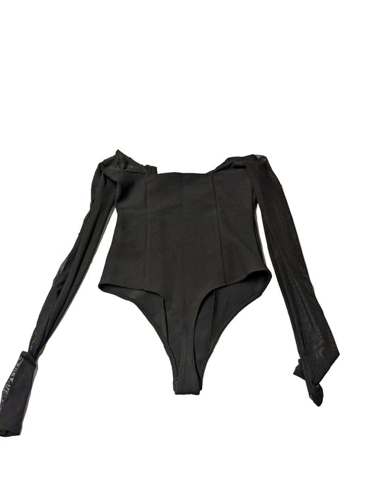 Abercrombie & Fitch Long Sleeve Body Suit Black Size Small