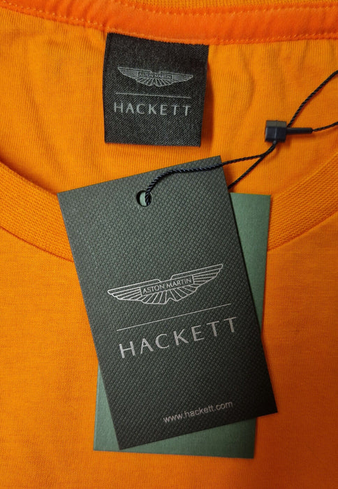 Hackett London Aston Martin T Shirt Orange Large