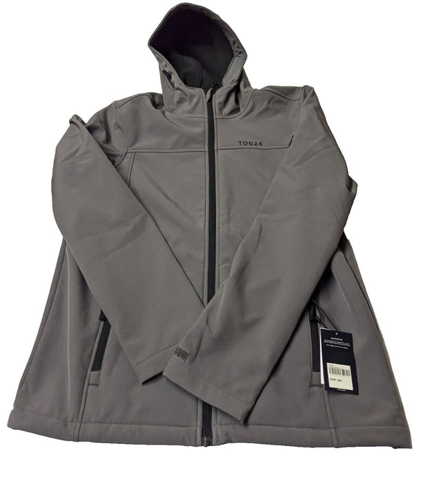 Tog24 Softshell Jacket Grey Size Medium