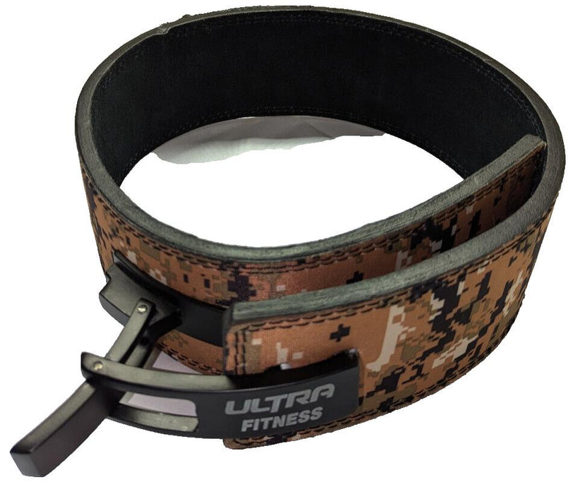 Ultra Fitness Weight Lifting Leather Lever Belt - Large