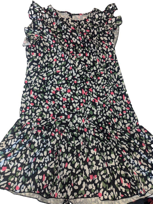 Unbranded Black Floral Pattern Dress XL