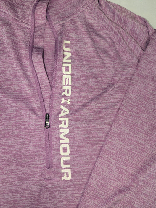 Under Armour Womans Pink Medium Half Zip