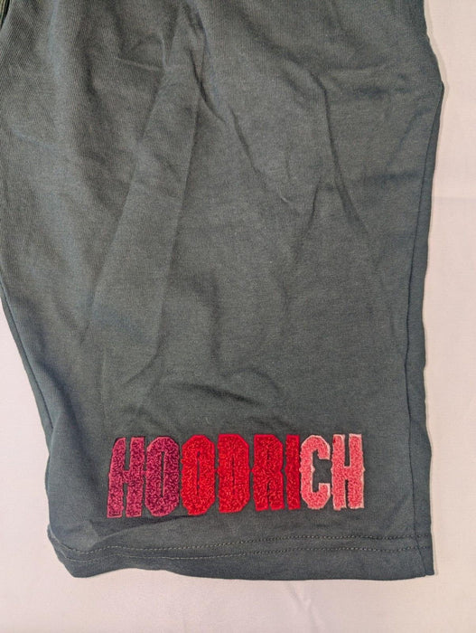 Hoodrich green shirt and shorts mens medium