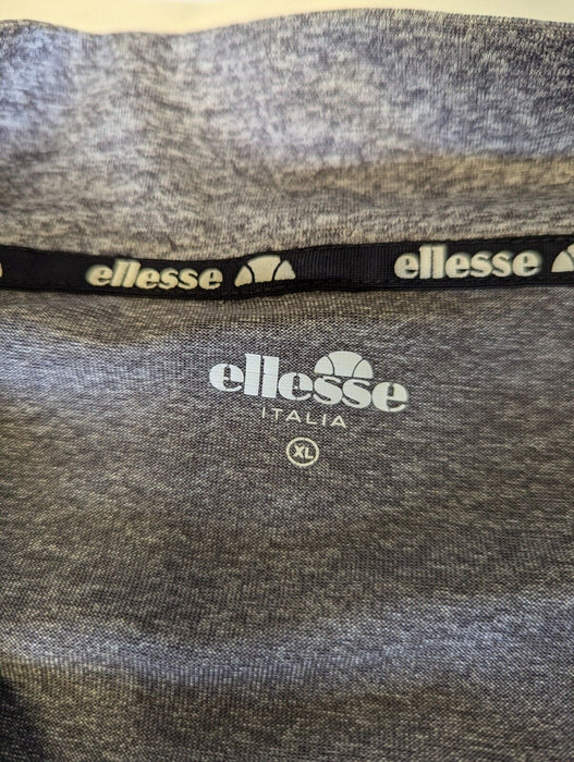 Ellesse Grey Activewear Quarter Zip Top - XLarge