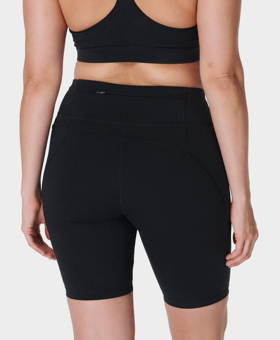 Sweaty Betty Power High Waist 9" Biker Shorts Black Size Small