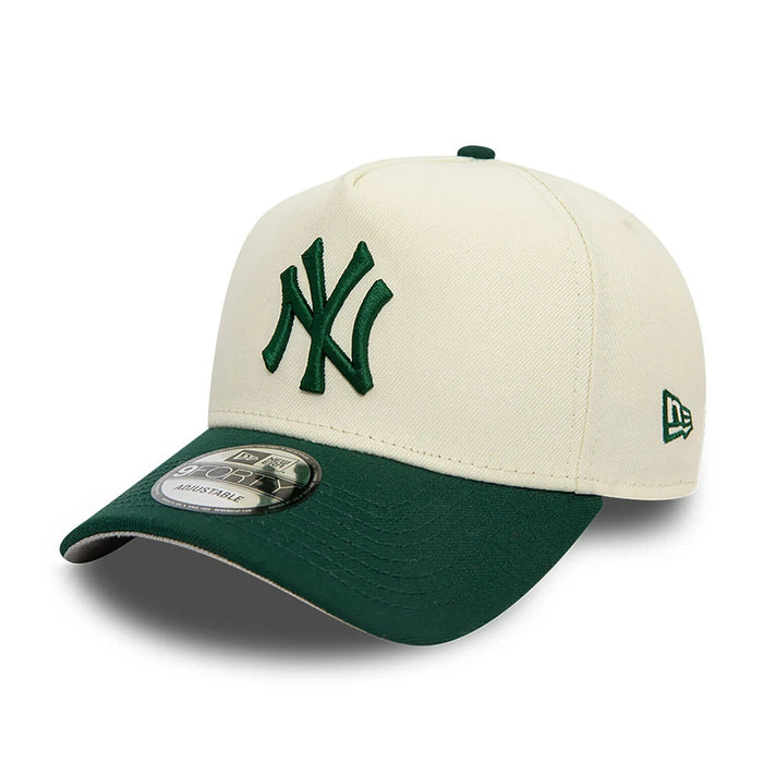 New York Yankees MLB Off White A-Frame 9FORTY Adjustable Cap