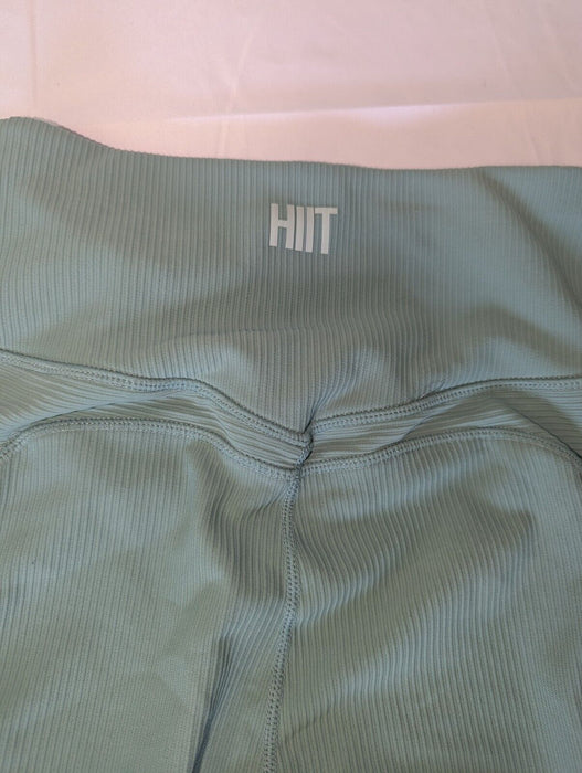 HIIT Green Ribbed Small (UK 8-10) Leggins