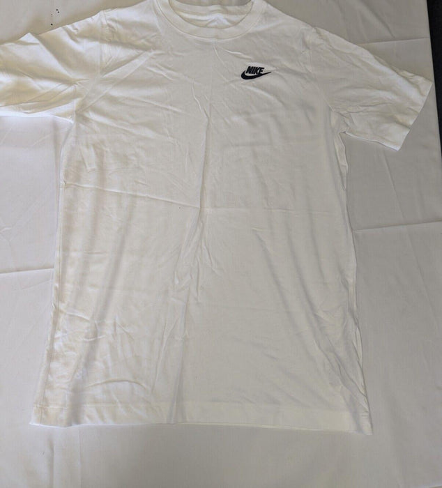 Nike Men's Gym Sports Cotton Tee T-Shirt, XL - Classic White