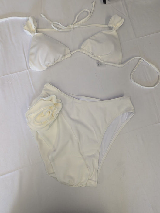 Shein White Large Swimsuit