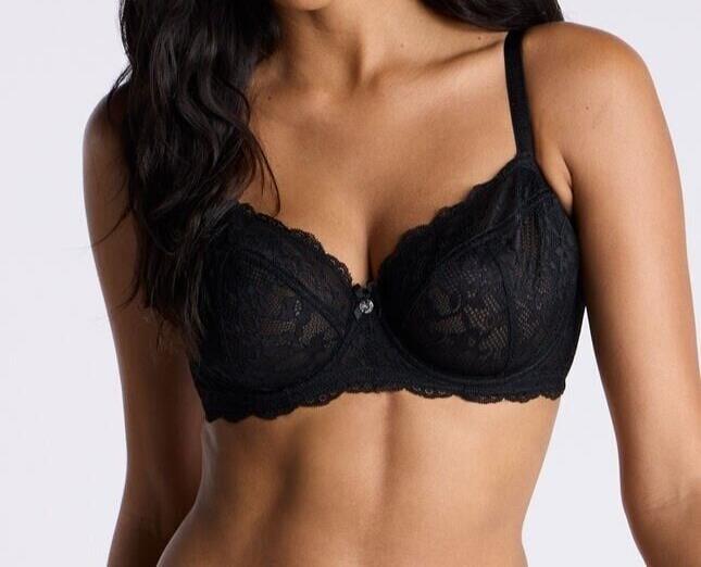 Boux Avenue Mollie unpadded balconette bra - Black Size 36E